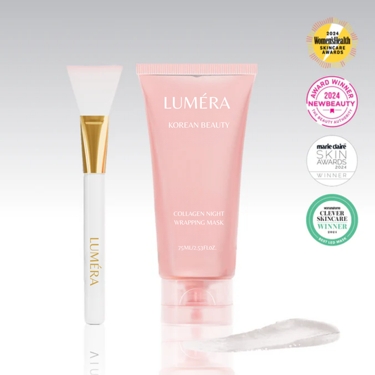 LUMÉRA — Masque de Nuit au Collagène Effet Seconde Peau | Repulpant & Illuminateur